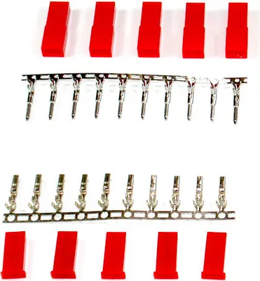 Produktbild von 5 Paar JST / BEC Stecker + Buchse zum crimpen (10 Stück)