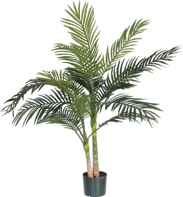 Produktbild von Mica Decorations Areca Palme Kunstpflanze - H120 x Ø100 cm - Grün