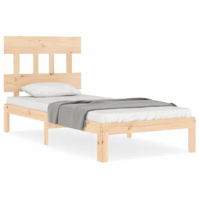 Produktbild von vidaXL Massivholzbett ohne Matratze 90x200 Kiefernholz