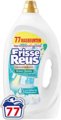 Produktbild von Fresh Giant - Flüssigwaschmittel - Lotus - Weiße Wäsche - 77 Waschgänge - 1 Stück