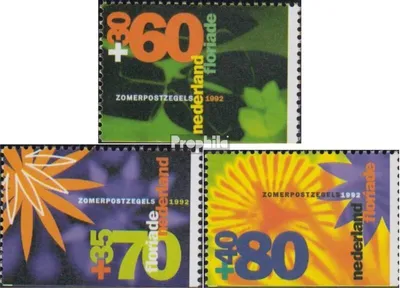 Produktbild von Briefmarken Niederlande 1992 Mi 1436II D-1438II D (kompl.Ausg.) postfrisch Sommermarken