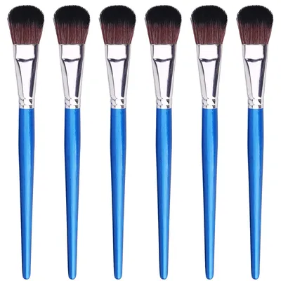 Productafbeelding van Set van 6 ovale mengpenselen voor acryl- en aquarelverf