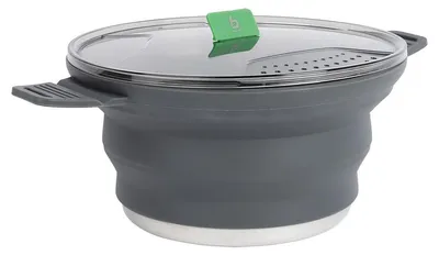 Productafbeelding van Kookpan - Opvouwbaar - 2,5 liter met RVS bodem