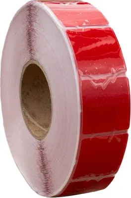 Produktbild von Rote Konturmarkierung - reflektierendes Klebeband - segmentiert - 1 m