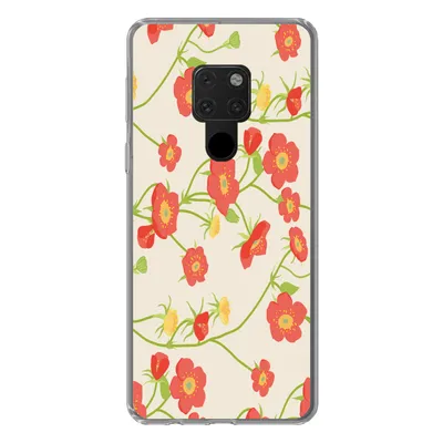 Produktbild von MuchoWow® Handyhülle Schutzhülle Hülle für Huawei P40 Lite Blume - Feldblumen - Muster Silikon Softcase Handy Hülle - Handy