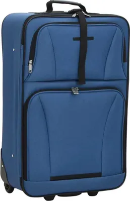 Produktbild von vidaXL 5-tlg. Reisekoffer-Set Blau Stoff