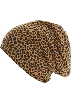 Produktbild von MSTRDS Beanie Printed Jersey Beanie Cheetha/Black