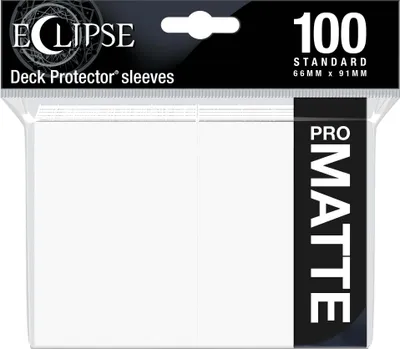 Image de UP Deck Protector ECLIPSE Matte Artic White 100 ct