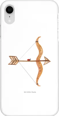 Produktbild von Mr. & Mrs. Panda Iphone XR Handyhülle Sternzeichen Schütze - Weiß - Geschenk, Handy Case, Schützenfest, Geburtstag November, Dezember, Premium Kunststoff