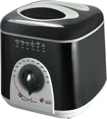 Obrázek produktu pro Fritéza Rosberg R51980B, 950W, 1l, Regulace teploty 80-190 C, Černá