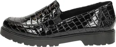 Produktbild von Rieker Mocassin Mocassin - Zwart croco lak - Maat 39