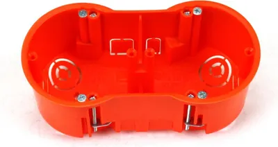 Produktbild von 3 Stück Hohlwanddose 2-fach Schalterdose Abzweigdose Hohlraumdose Ø 60 x 60 mm
