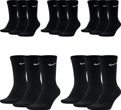Produktbild von 15 Paar Nike Herren Damen Socken SX4508 - Farbe: Schwarz - Größe: 46-50