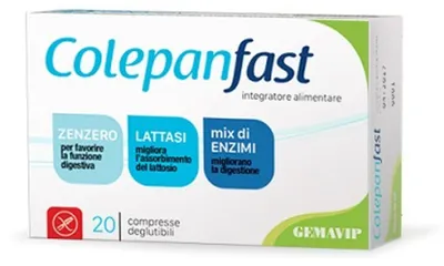 Immagine prodotto di Colepanfast 20 Compresse