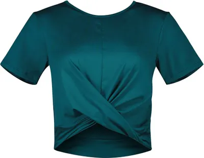 Produktbild von Under Armour Motion Crossover Crop Kurzarm-t-shirt Grün M Frau Grün M