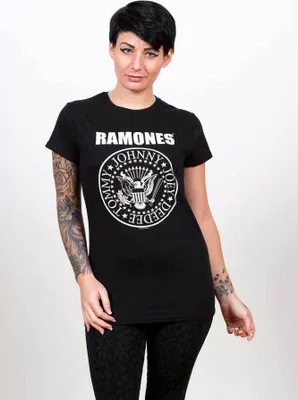 Produktbild von Ramones skinny Frauenshirt L Seal