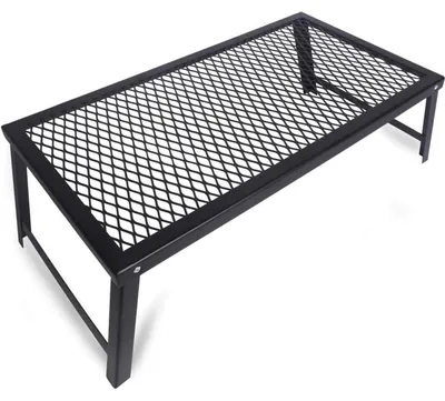 Produktbild von Klappbarer Lagerfeuer Grill Schwerlast Camping Grill 30x55x18cm Kohlenstoffstahl