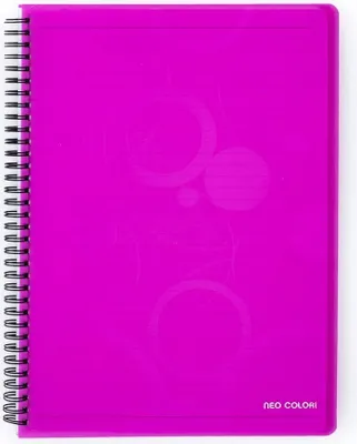 Obrázek produktu pro Twin wire blok A4 PP NEO COLORI růžová