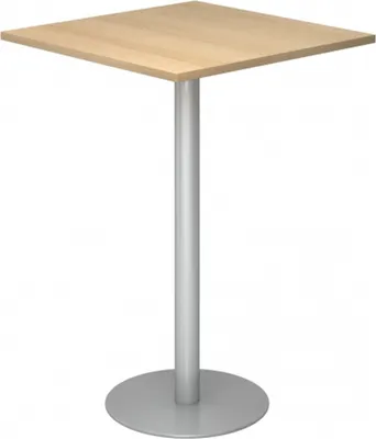 Produktbild von BISTRO H88Q S - System Konferenztisch 80 x 80 Eiche Silber