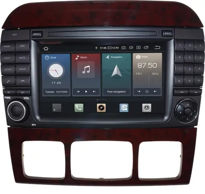 Produktbild von Für Mercedes W220 C215 7" Touchscreen Android Autoradio GPS Navigation CarPlay