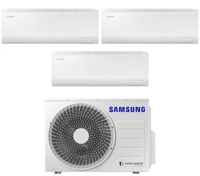 Productafbeelding van Samsung CEBU triple-split airconditioner 7000+7000+9000 BTU AJ052TXJ3KG A+++ Wi‑Fi