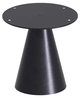 Immagine prodotto di Artù - Base a cono per tavolo da pranzo rotondo, metallo colore nero
