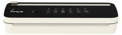 Obrázek produktu pro Vakuační a svařovací stroj Fram FAV-100CR-BK, 100 W, suché/vlhké vakuování, funkce svařování, vestavěný řezák, vyjímatelná miska, vakuování misek, kompatibilní s pytle o maximální šířce 30 cm, tlak: -0,60 bar, kapacita vakuování: 5 l/min, krémově černá