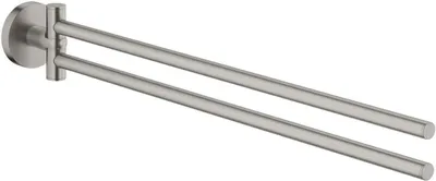 Imagen del producto de Soporte para toallas abatible, modelo H91201D, requiere instalación con taladro