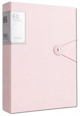 Produktbild von EDIBAZZAR | Ordner, Ringbuch, Organizer, A4-Dokumentenmappe, 60 Ordner, rosa
