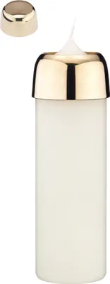 Produktbild von Kerzenring für Tropfschutz und Brennregler aus Messing Gold für Ø 3 cm Kerzen