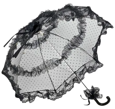 Image de Solidchoice - Petit parapluie de mariage avec dentelle et tulle
