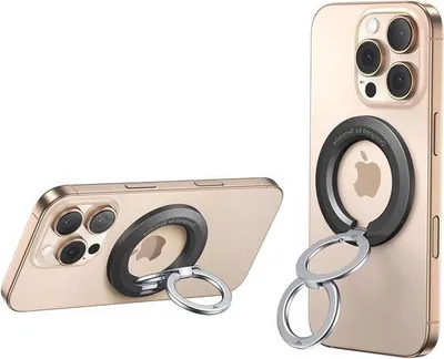 Image de Support magnétique pour téléphone avec anneau et béquille
