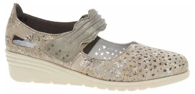 Produktbild von Damen Rieker L5359-90 beige -metallic 39