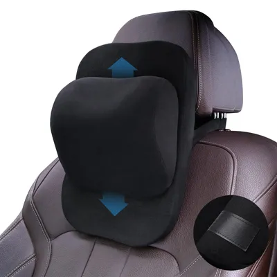 Productafbeelding van Verstelbaar autokussen - Zacht kussen van traagschuim voor comfortabel reizen