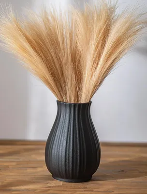 Image de Vase en céramique, 20,5 cm - Vase à fleurs pour intérieur - Décoration moderne - Élément esthétique - Convient pour le salon/la chambre - Vase à fleurs