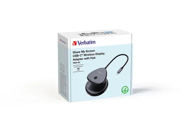 Zdjęcie produktu dla Verbatim 32147, Desktop, USB, Wi-Fi, USB 2.0, USB Typu-A, USB Type-C, Czarny