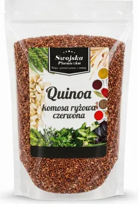 QUINOA - KOMOSA RYŻOWA CZERWONA 500G Swojska Piwniczka