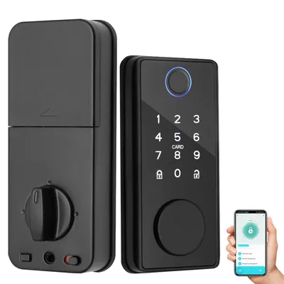 Smart Lock 5-in-1 mit Fingerabdruck, App, Touchscreen