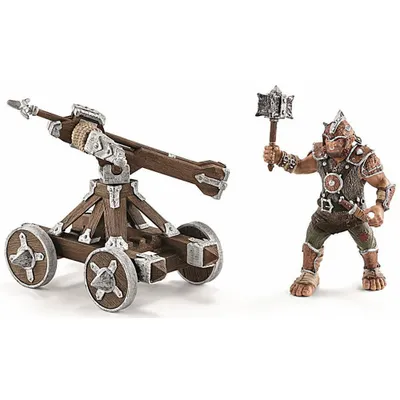 Produktbild von schleich Ritter Balliste Mit Waffenmeister, 3 Jahr(e), Braun, Grau