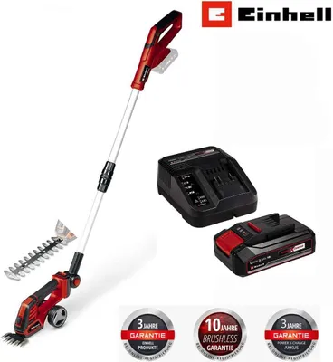 Produktbild von Einhell Akku-Gras- und Strauchschere GE-CG 18/100 Li T- 18V mit Akku 2.5 Ah / Ladegerät