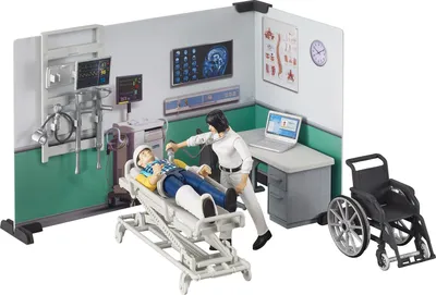 Produktbild von Bruder 62711 - bworld Krankenstation, 1:16
