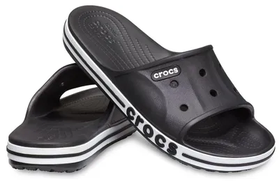 Produktbild von CROCS Bayaband Slide Schwarz/Weiß Schwarz EU 38-39