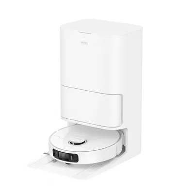 Produktbild von MOVA S20 Ultra Roboter-Staubsauger und Wischmopp-Kombination mit Doppelwalzenbürste, 8300 Pa, Heißwassermopp, selbstreinigend und trocknend, Weiß