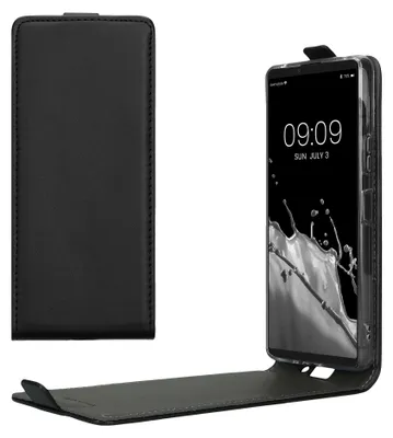 Produktbild von kwmobile Schutzhülle kompatibel mit Sony Xperia 10 VI - Hülle Handy - Flip Case Handyhülle Schwarz