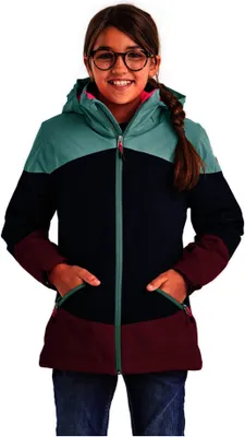 Obrázok produktu pre Killtec, dievčenská outdoorová bunda/funkčná bunda s kapucňou, model KOW 195 GRLS JCKT, tmavá farba