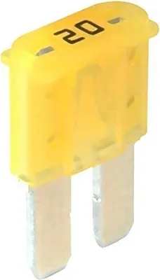 Immagine prodotto di HERTH+BUSS fusibile a spina piatta "Micro2 L 20 A, giallo
