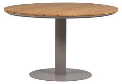 Produktbild von Vela Tisch Garten Rund Alu/Holz Natural/Sand