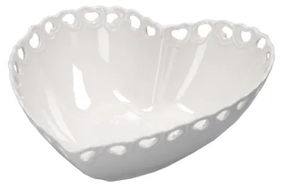Immagine prodotto di La Porcellana Bianca ciotola cuore decorata 20 cm P003921207