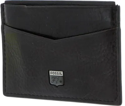 Produktbild von FOSSIL Leder Kartenhalter Jesse Card Case Black schwarz