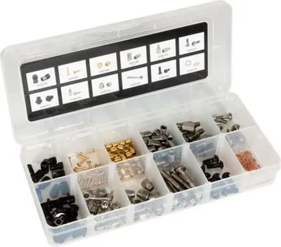 Imagen del producto de Caja de herramientas con 240 piezas, de uso universal
